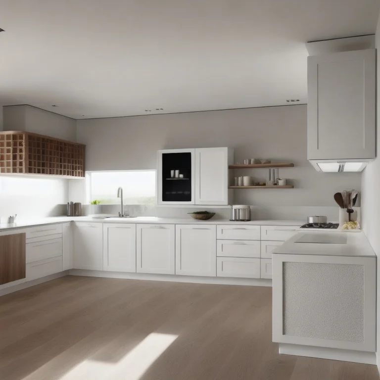 Original kitchen before AI interior design